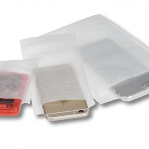 Vlies-Flachbeutel, weiß, geschweißt, 40 g/m², lose im Karton – 250 x 350 mm